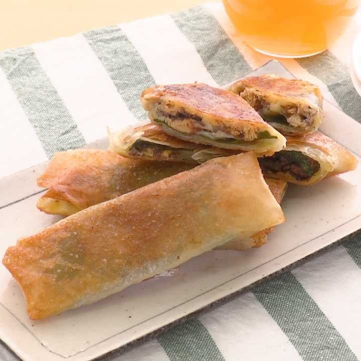 イワシのチーズ春巻き