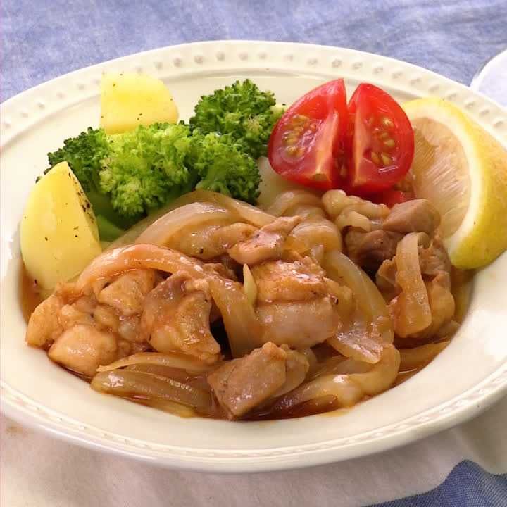 鶏肉のケチャップ煮
