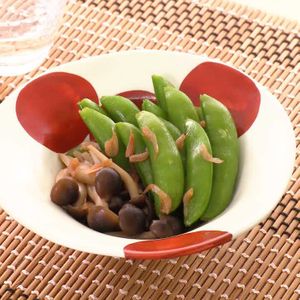 スナップエンドウの煮浸し