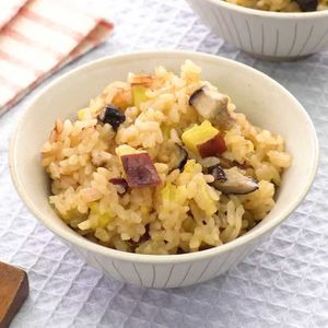 「さつまいものおこわ風」のレシピ動画