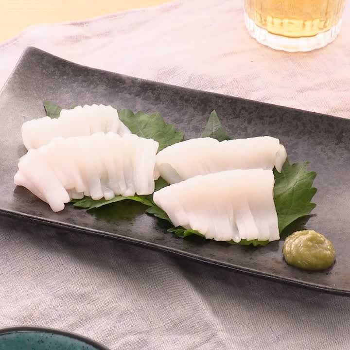 アオリイカの刺身