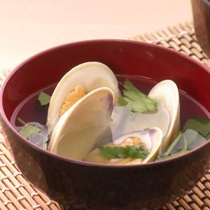 ホンビノス貝のお吸い物