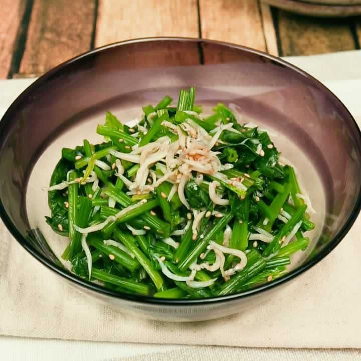 しらすとほうれん草のごま和え
