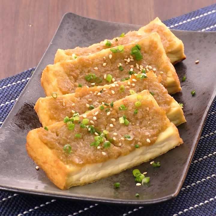 厚揚げのふき味噌焼き