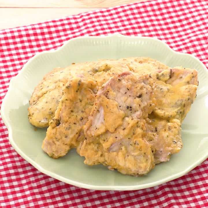 豚肉のハーブピカタ