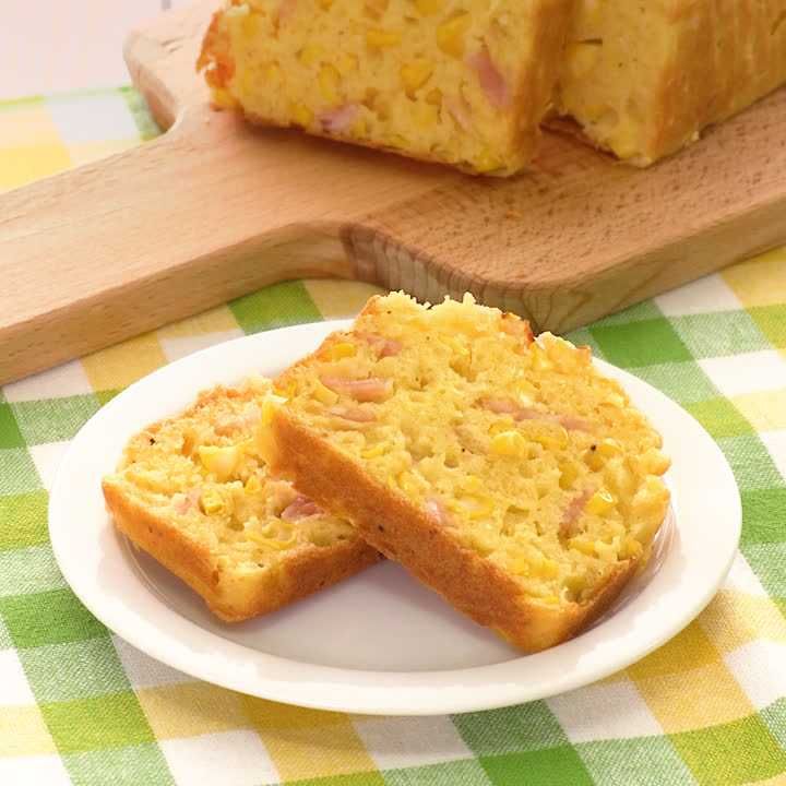 とうもろこしのケークサレ