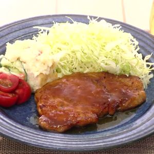 「生姜焼きステーキ」のレシピ動画