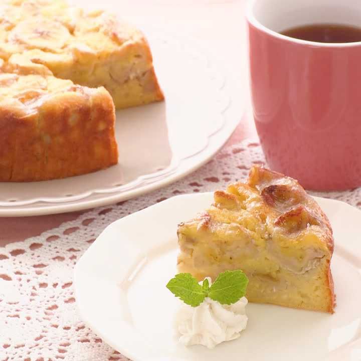 嬉しい ノンオイルレシピ 豆腐のバナナブリュレケーキのレシピ動画 作り方 Delish Kitchen