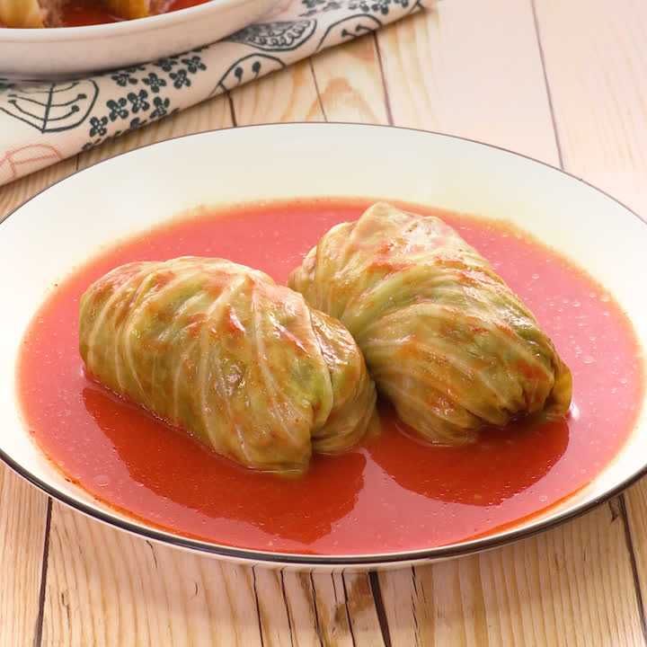 圧力鍋で時短ロールキャベツ