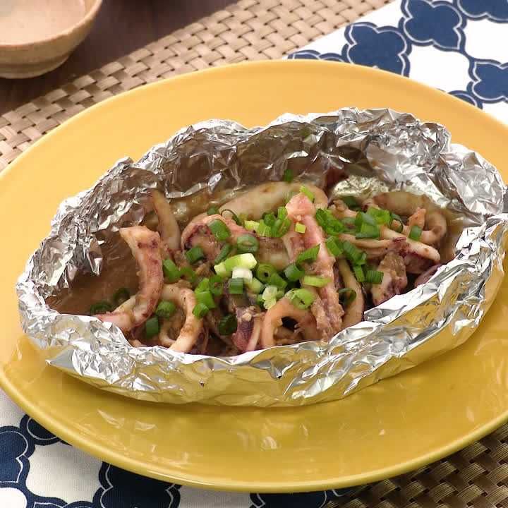イカのワタ焼き