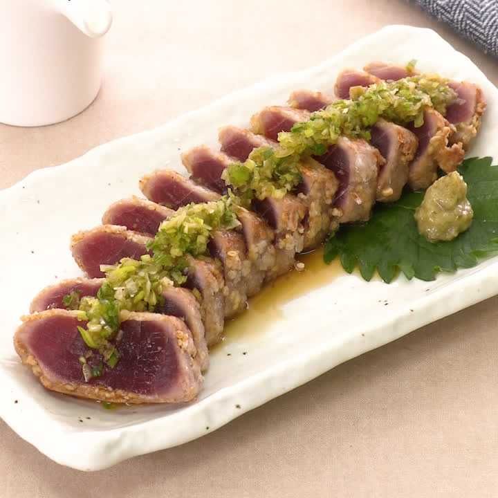 マグロのゴマステーキ