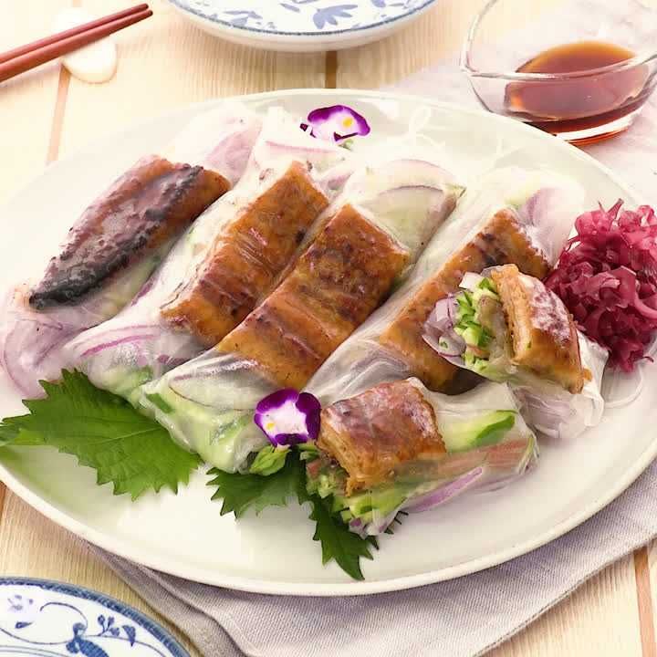 うなぎの生春巻き