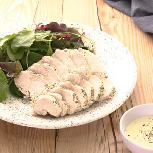 「ホエーでサラダチキン」のレシピ動画