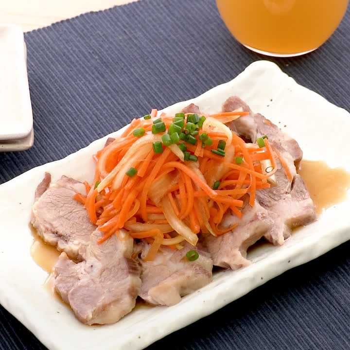 豚肉の甘酢だれ