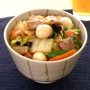 「基本の中華丼」のレシピ動画