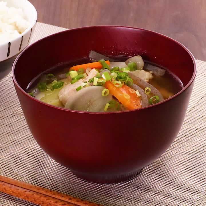 つきこんにゃくの豚汁