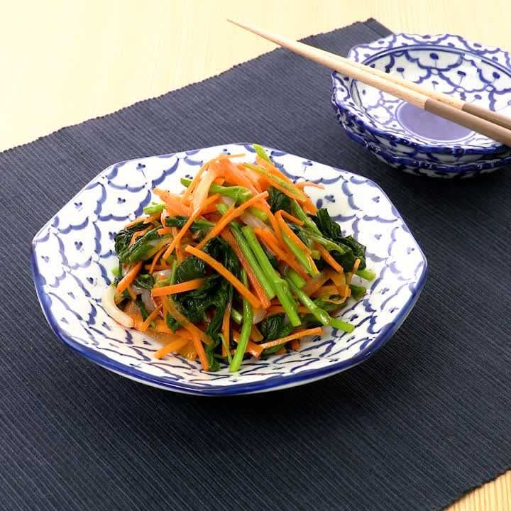 モロヘイヤとイカのナムル