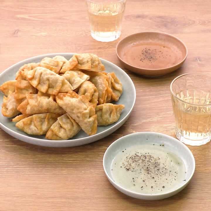 れんこん揚げ餃子