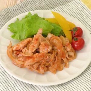 豚ロース肉のポークチャップ