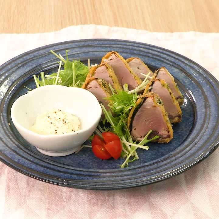 かつおのたたきハーブ揚げ