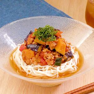 冷製ミートそうめん