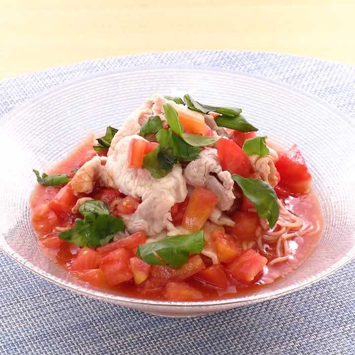 ひんやりトマトそうめん