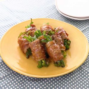 ピーマンの豚バラ肉巻き