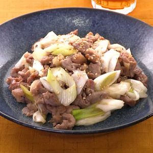 「ラム肉のしょうが味噌炒め」のレシピ動画