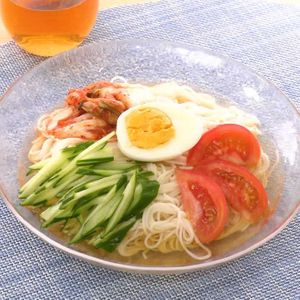 そうめんアレンジ そうめんで冷やし中華風のレシピ動画 作り方 Delish Kitchen