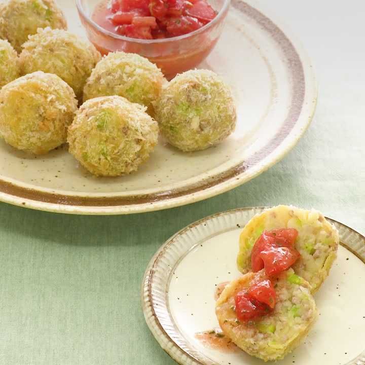 そら豆のコロッケ