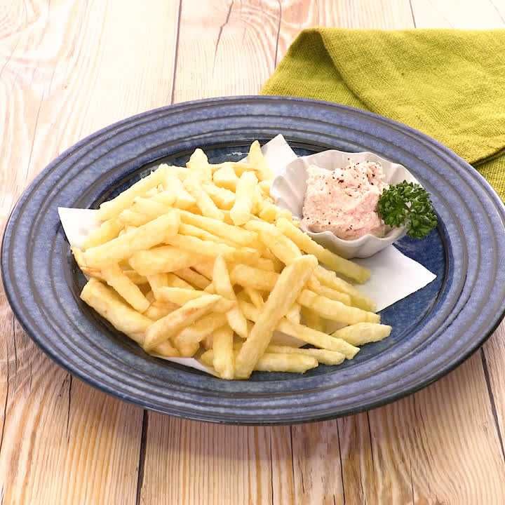 明太クリームディップのフライドポテト