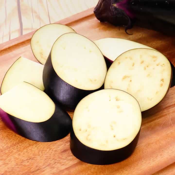 なすの斜め切り