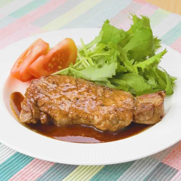 豚ロースのレモンバターソテー