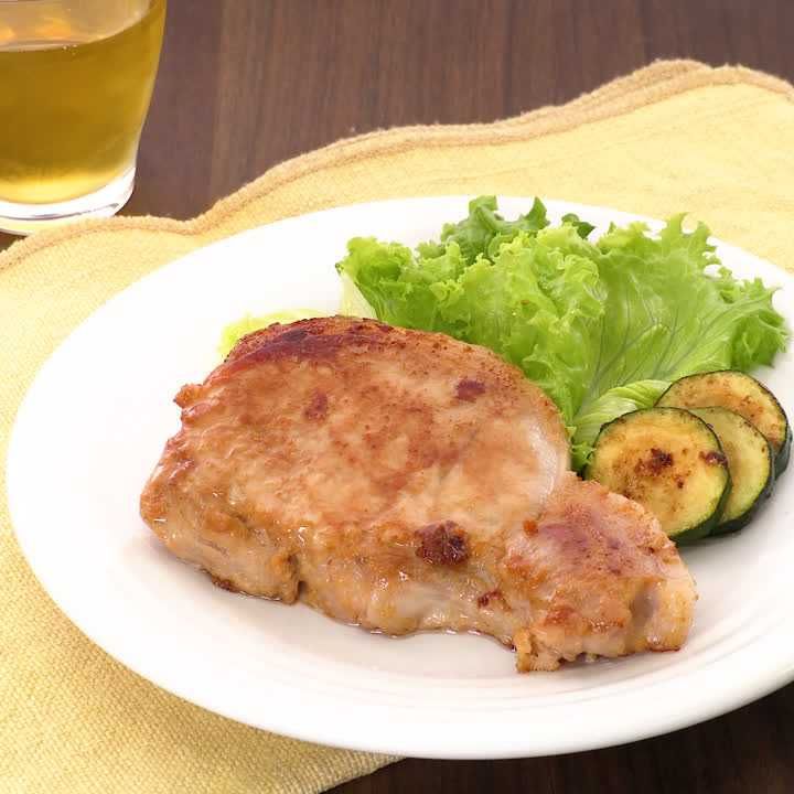 豚ロース肉のみそ漬け焼き