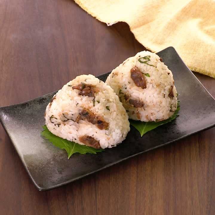 あさりと大葉のおにぎり