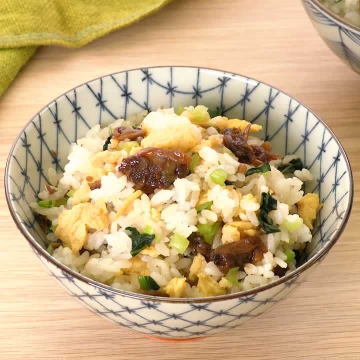 あさりと青菜の混ぜごはん