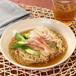 「鶏わさ冷やし麺」のレシピ動画