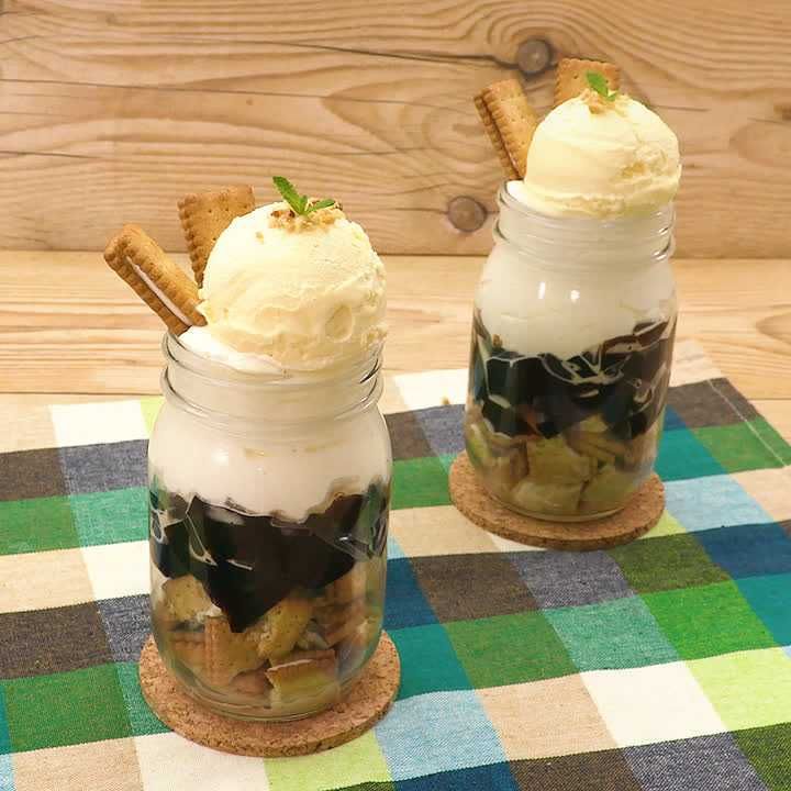 コーヒーゼリーパフェ