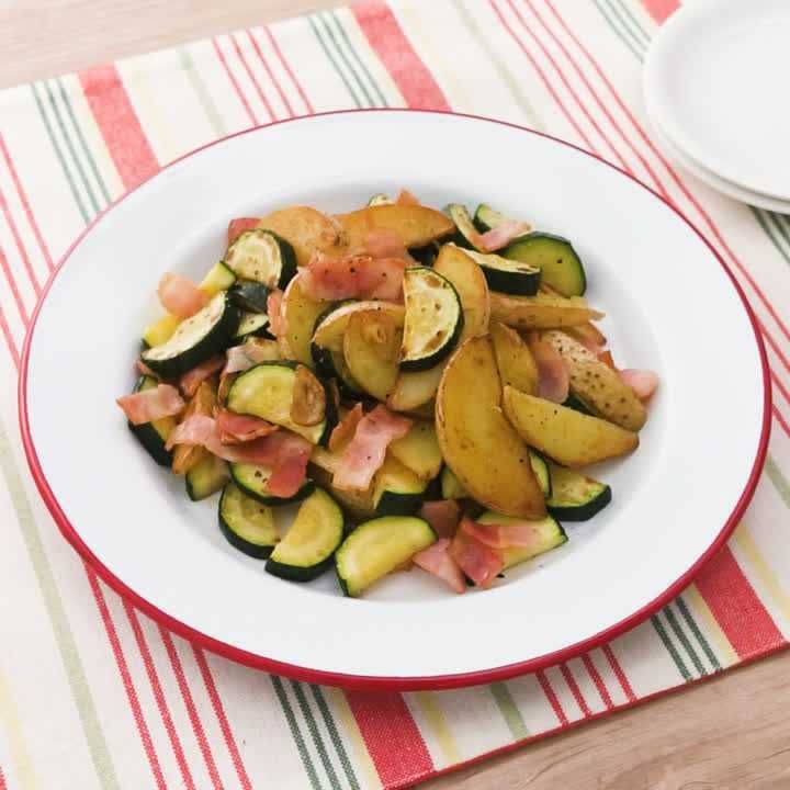 ズッキーニのジャーマンポテト