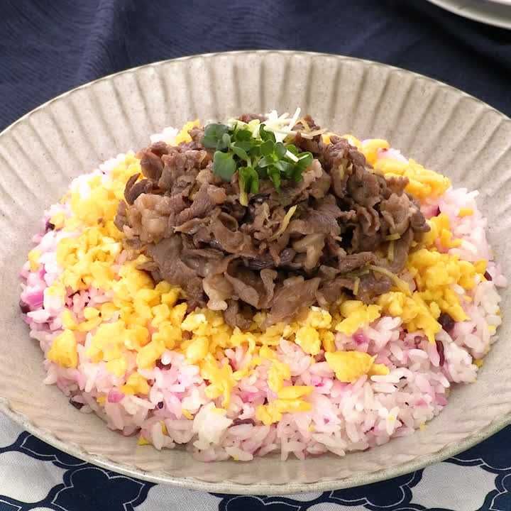 牛肉のしぐれ煮ちらし