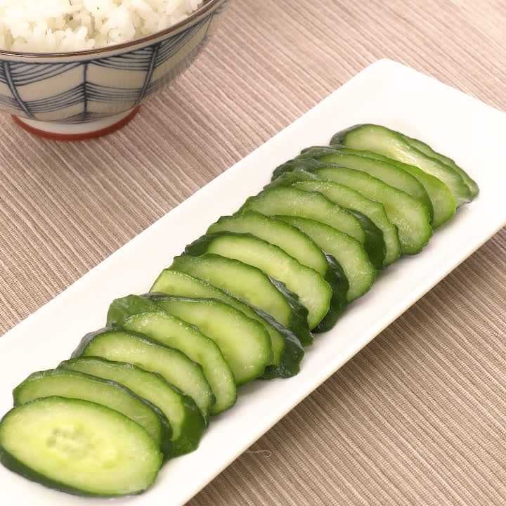 きゅうりの辛子漬け