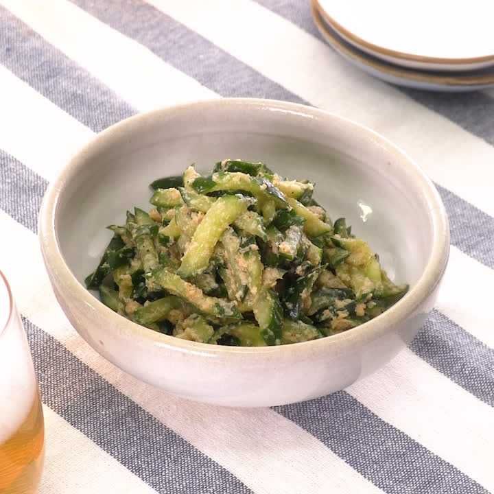 きゅうりのごま和え