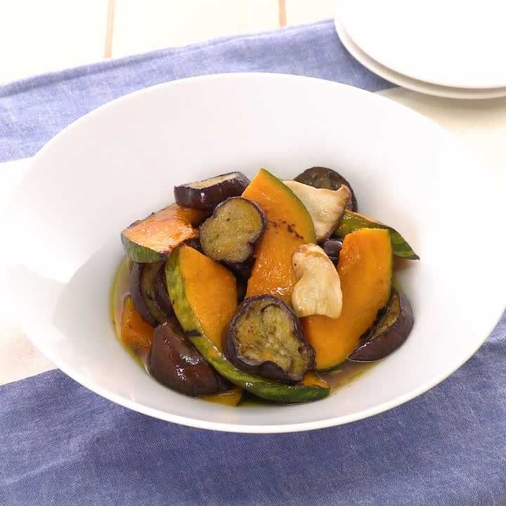 なすとかぼちゃのマリネ
