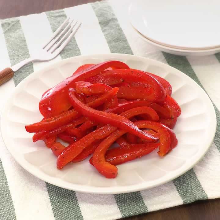 パプリカのハーブ炒め