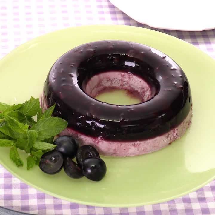 ぶどうのムースゼリー