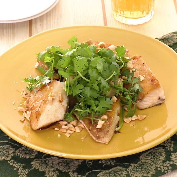 ブリのアジアン風照り焼き