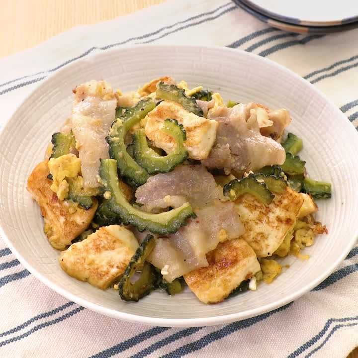 ゴーヤーの味噌チャンプルー