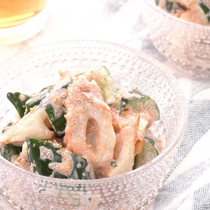 ちくわときゅうりの明太和え