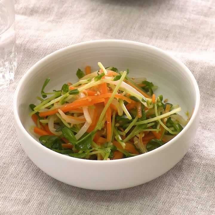 豆苗のさっぱりナムル