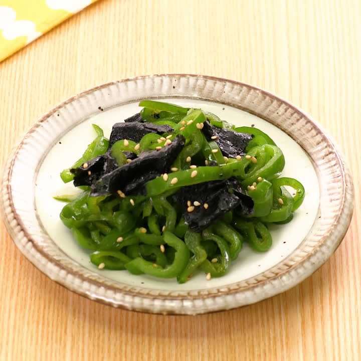 ピーマンののり和え